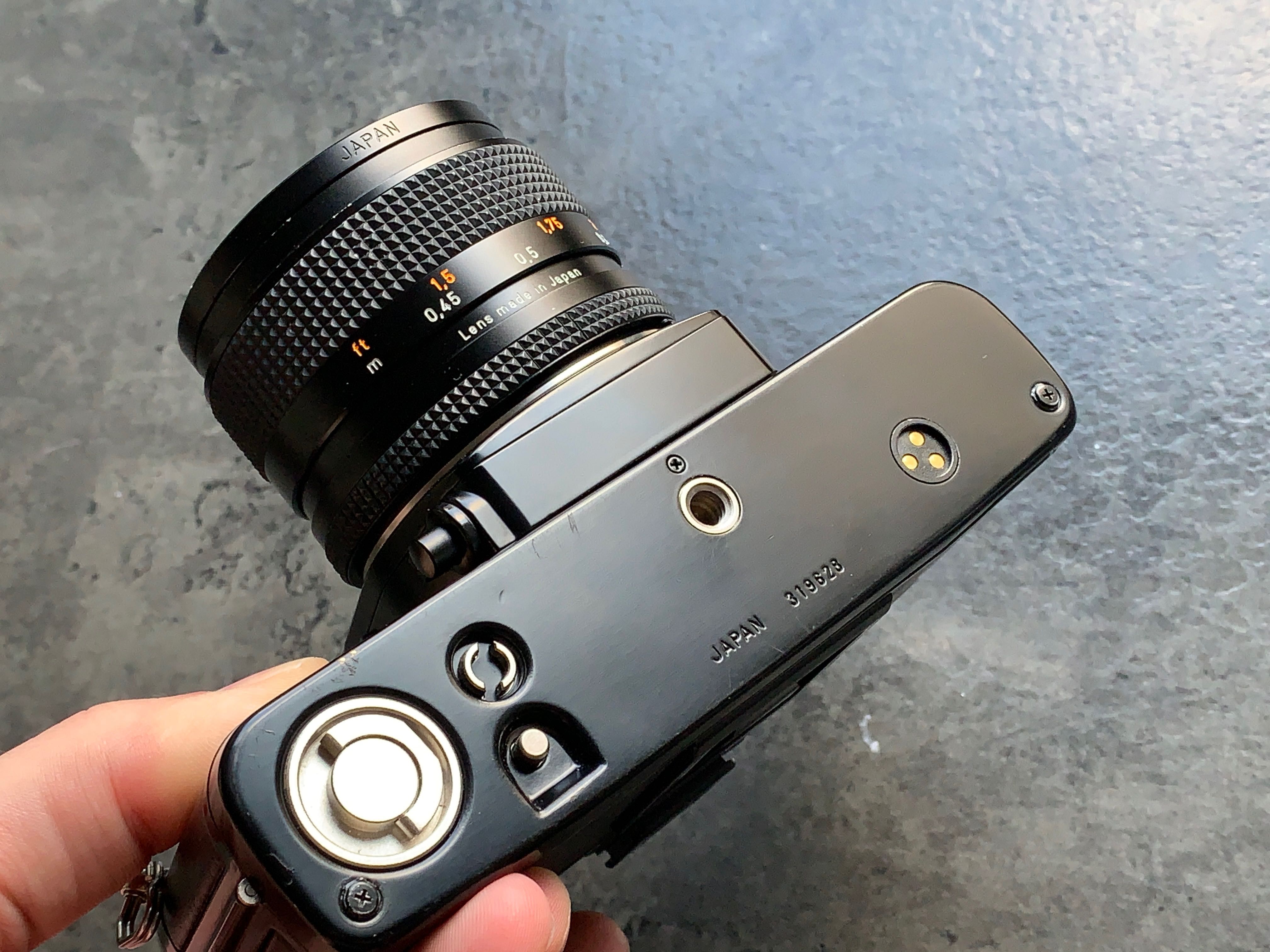 Contax RTS II + Zeiss 50/1.4 MMJ - mega zestaw w perfekcyjnym stanie!