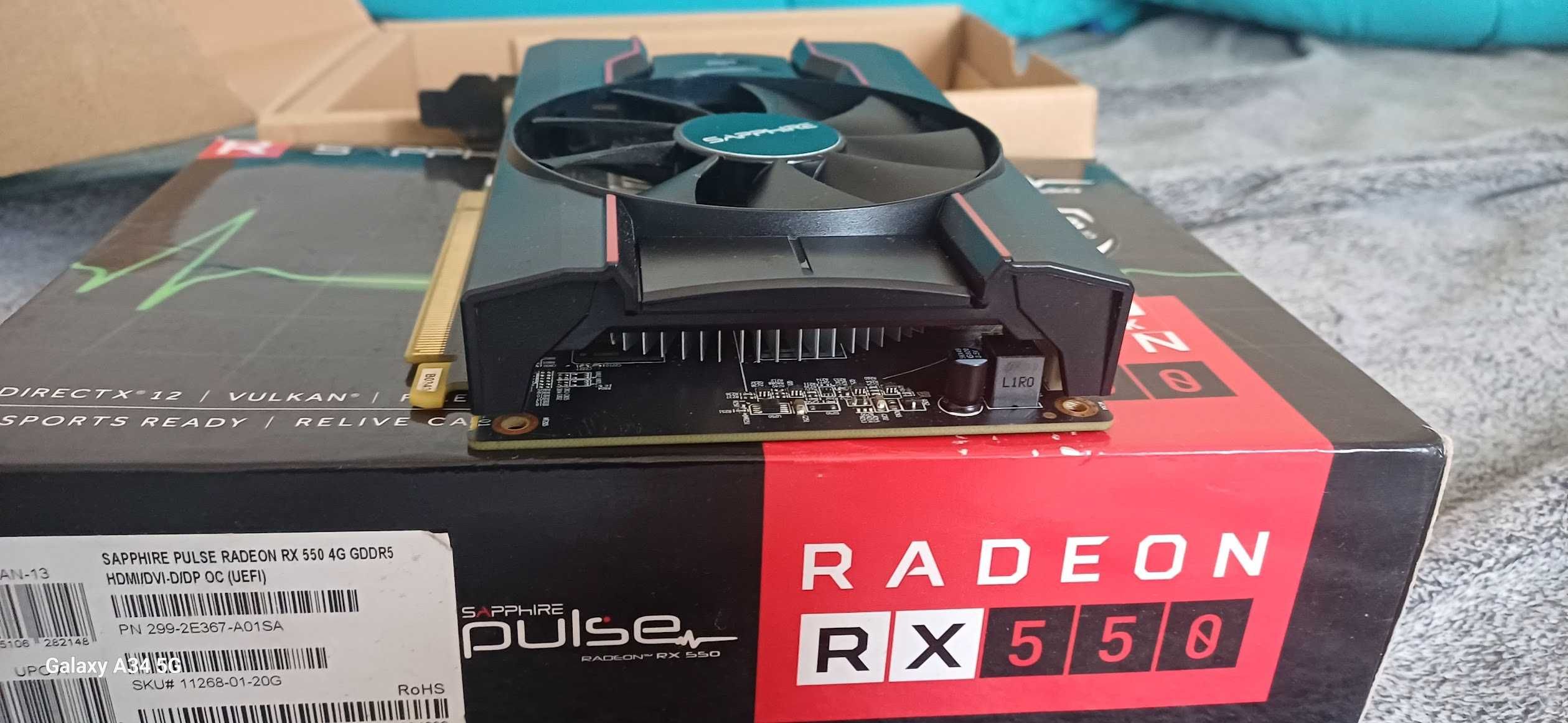AMD  Radeon RX550 Sapphire Pulse