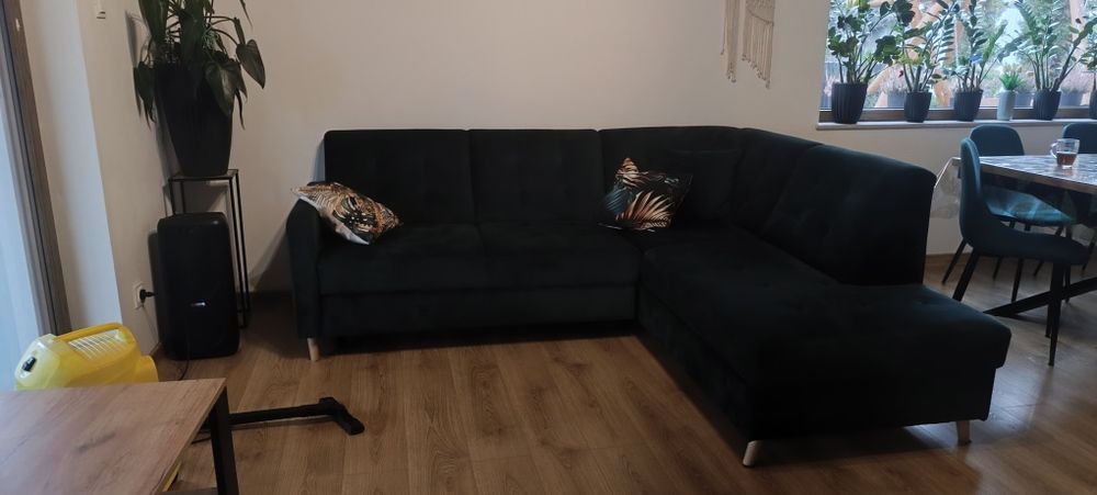 Narożnik butelkowa zieleń Agata meble