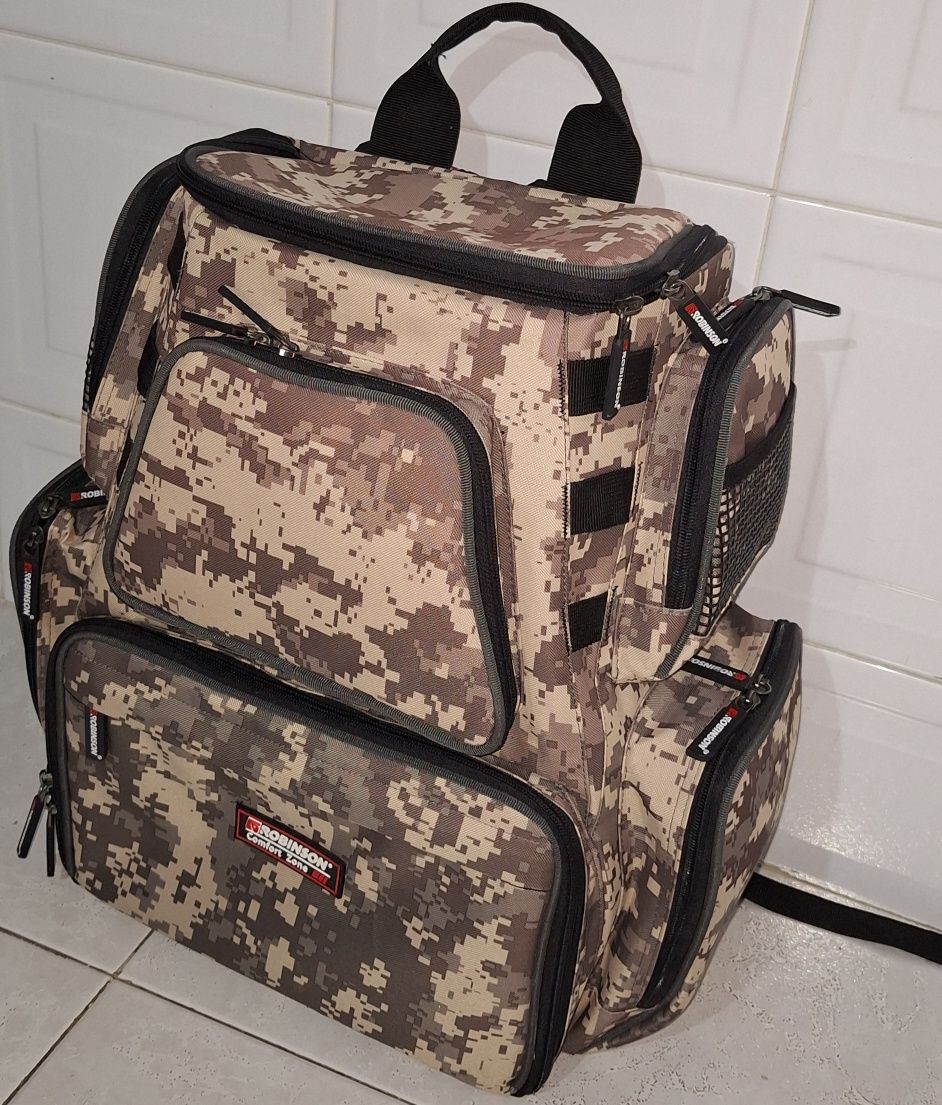 ROBINSON MOCHILA CAMO PREDATOR para todas atividades de pesca