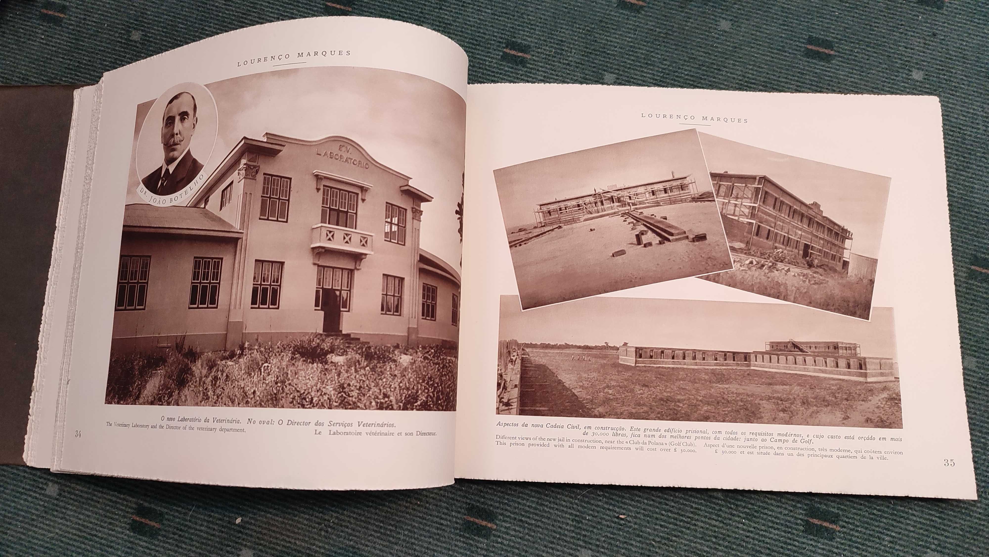 Lourenço Marques Album Nº2-Edificios Públicos, Porto, Caminhos F.-1929