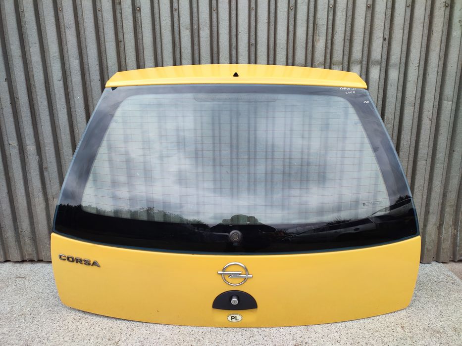 Opel Corsa C 3D klapa bagażnika tył tylna Z40K