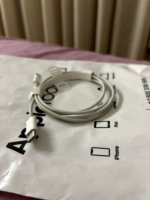 iPhone кабель оригінальний+блок живлення
