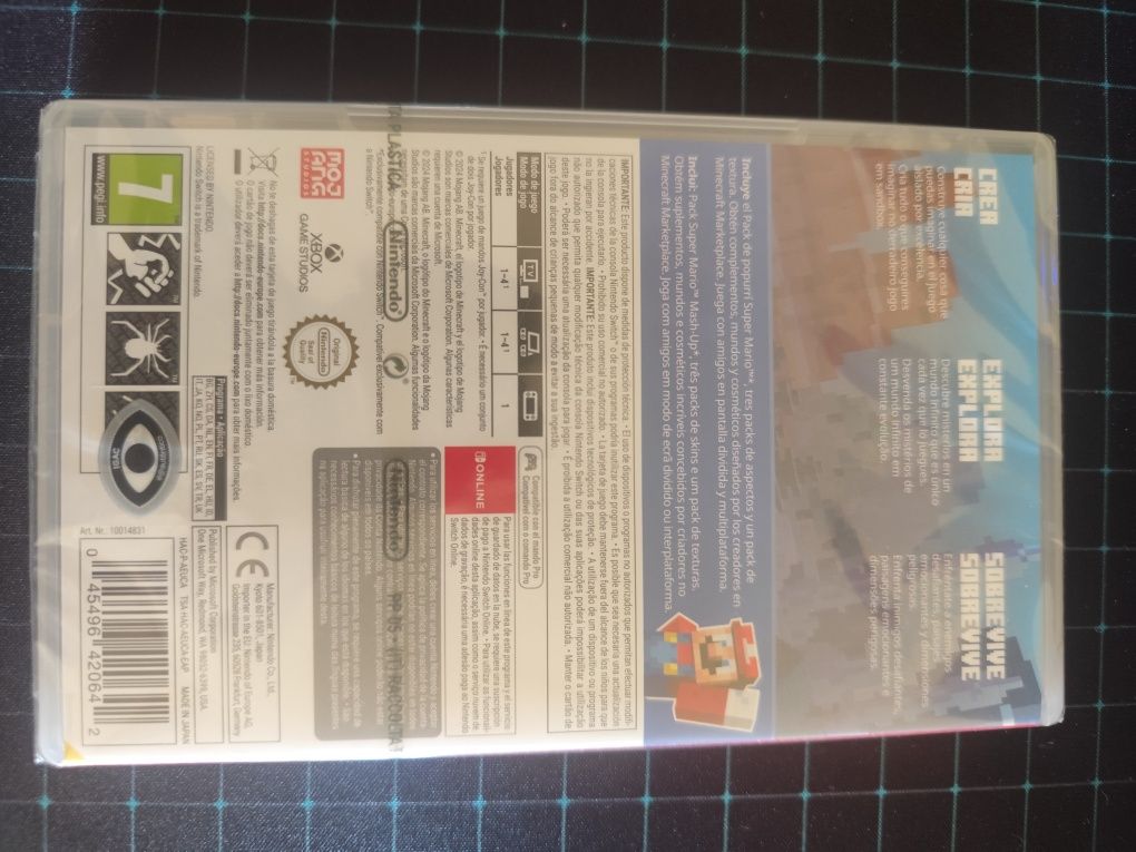 Jogo Minecraft nintendo switch