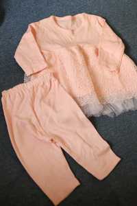 Комплект сукня і штанці на дівчинку 9 - 12 місяців