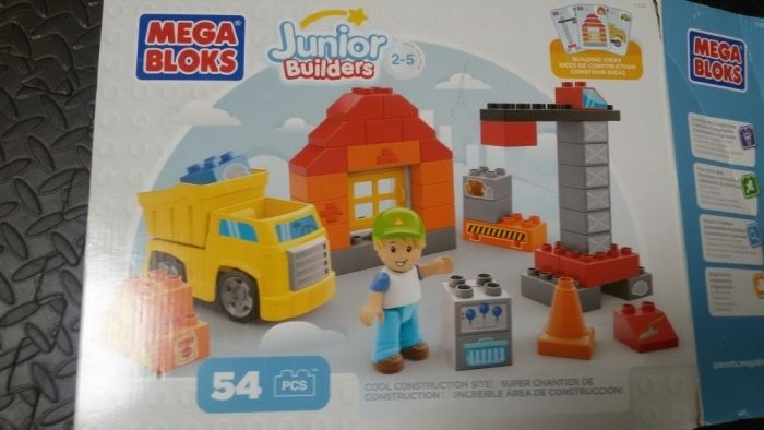 Zestaw klocków Mega Bloks Junior Builders.