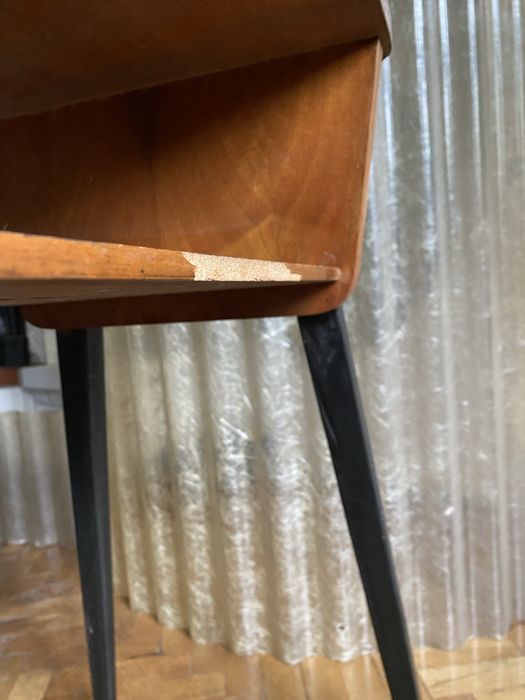Konsola etazerka stolik pod radio prl vintage design lata 70
