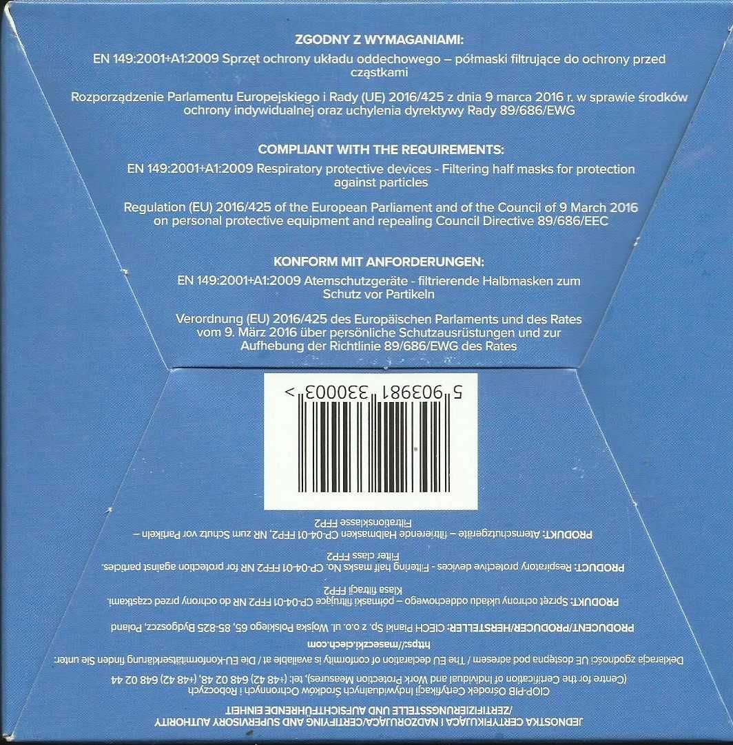 Maseczki ochronne