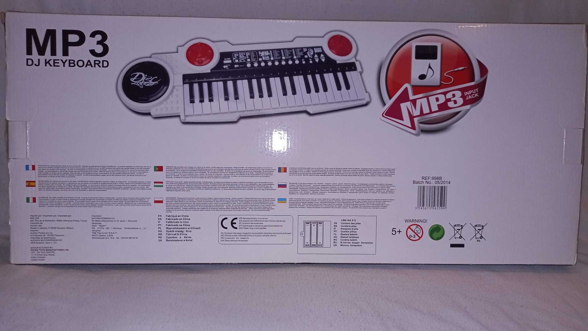 MP3 DY Keyboard  organy do nauki gry
