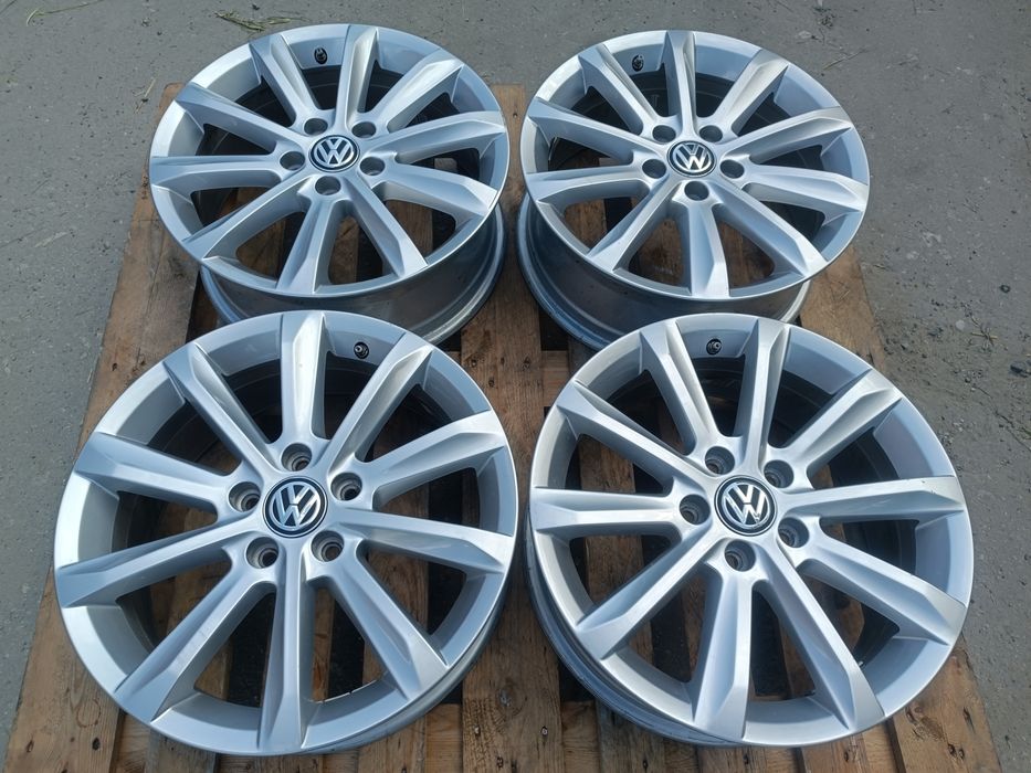Легкосплавні диски 5 112 R17 Фольксваген титани Р17