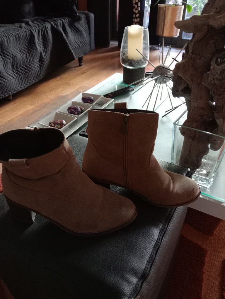Botas senhora camurça