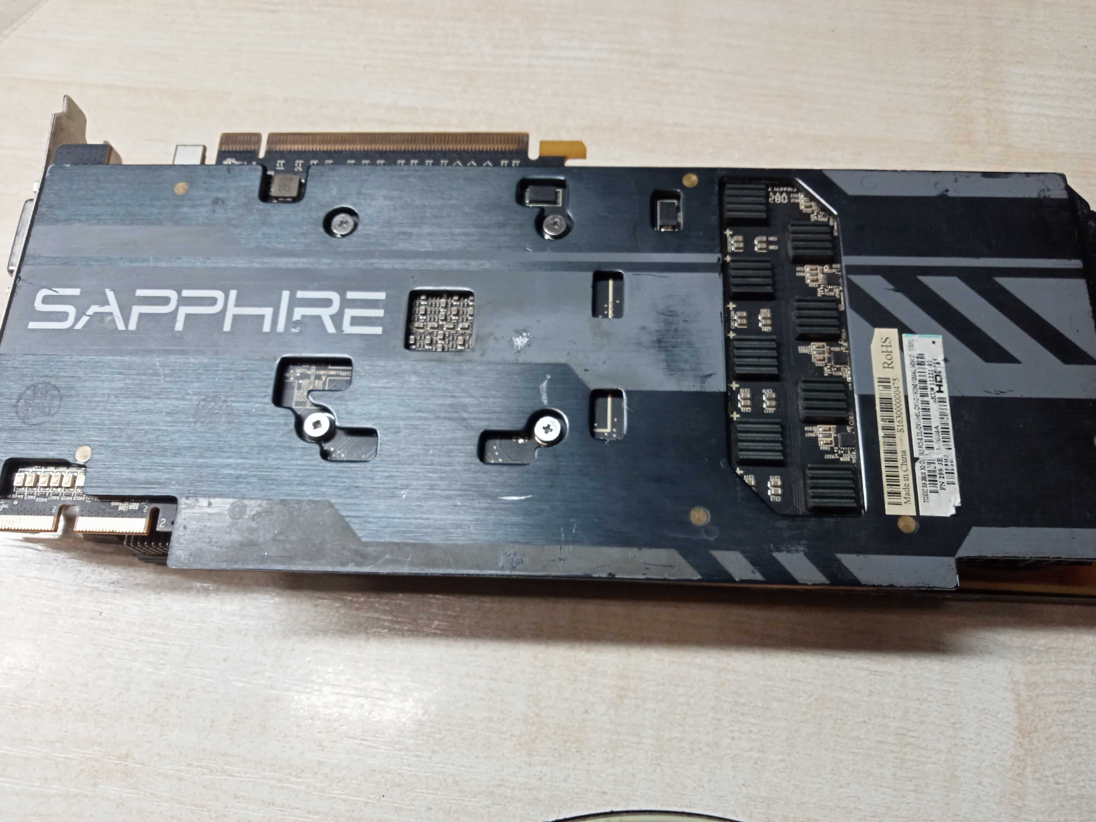 Відеокарта AMD SAPPHIRE R9 280X 3GB =RX470 < 1060 (-10%) Гарантія