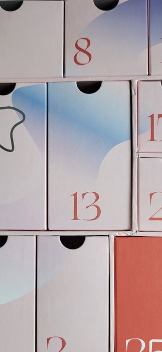 Pudełko po kalendarzu adwentowym