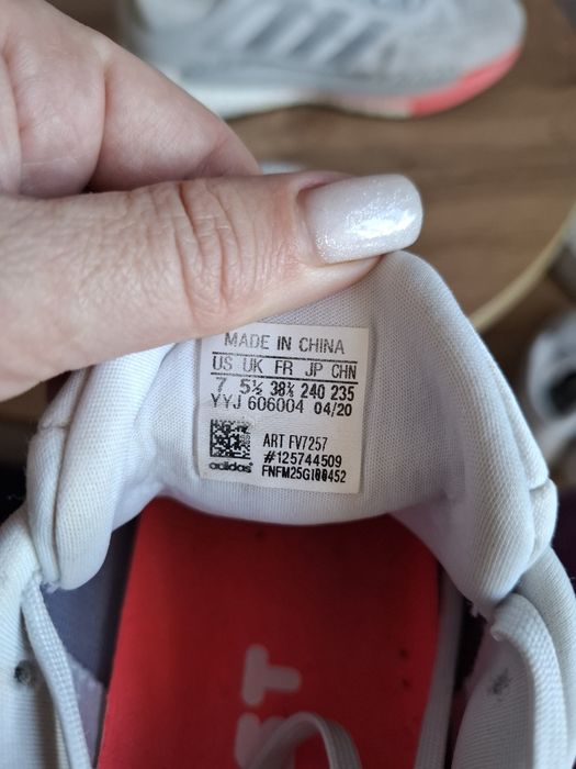 Серые кроссовки Adidas 38р, женские беговые кросовки сетка