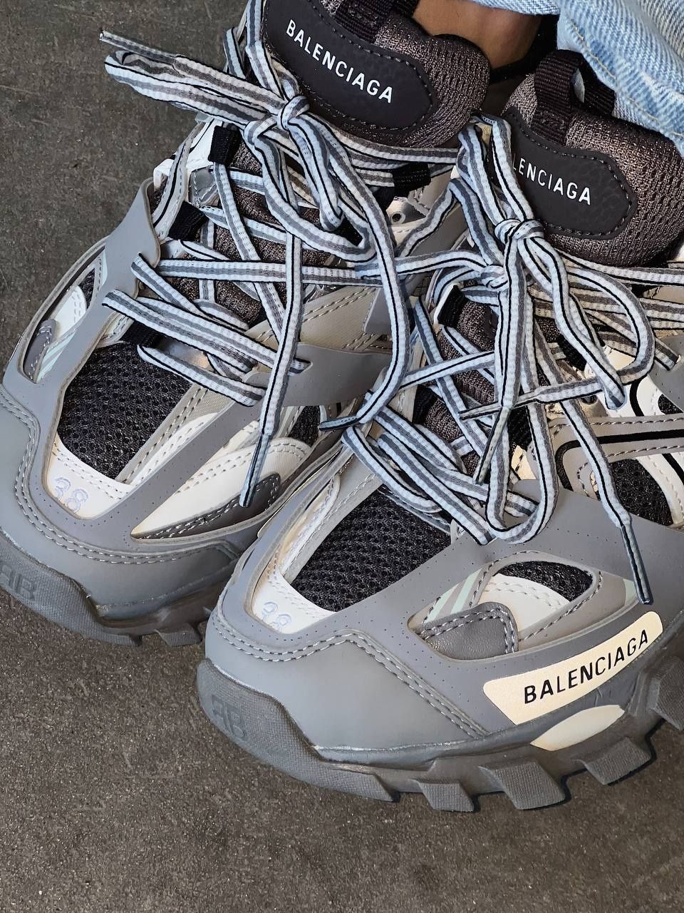 р36-41 Кросівки Balenciaga Track 3.0 Grey