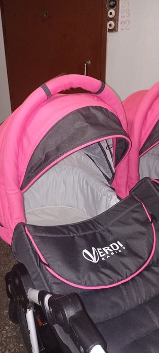 Візочок, коляска для двійні Verdi Twin