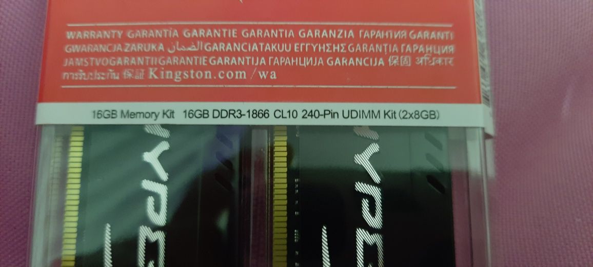 HyperX DDR3 8Гб 1866МГц (новая)