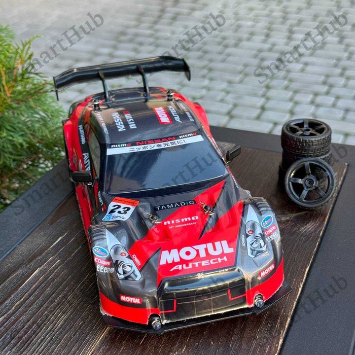 Дрифт машинка Nissan GT500 4WD на радиоуправлении 1:16 Красная