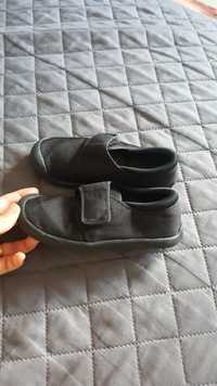 Clarks buty na rzep czarne jak nowe kapcie 28.5 dla dziewczynki