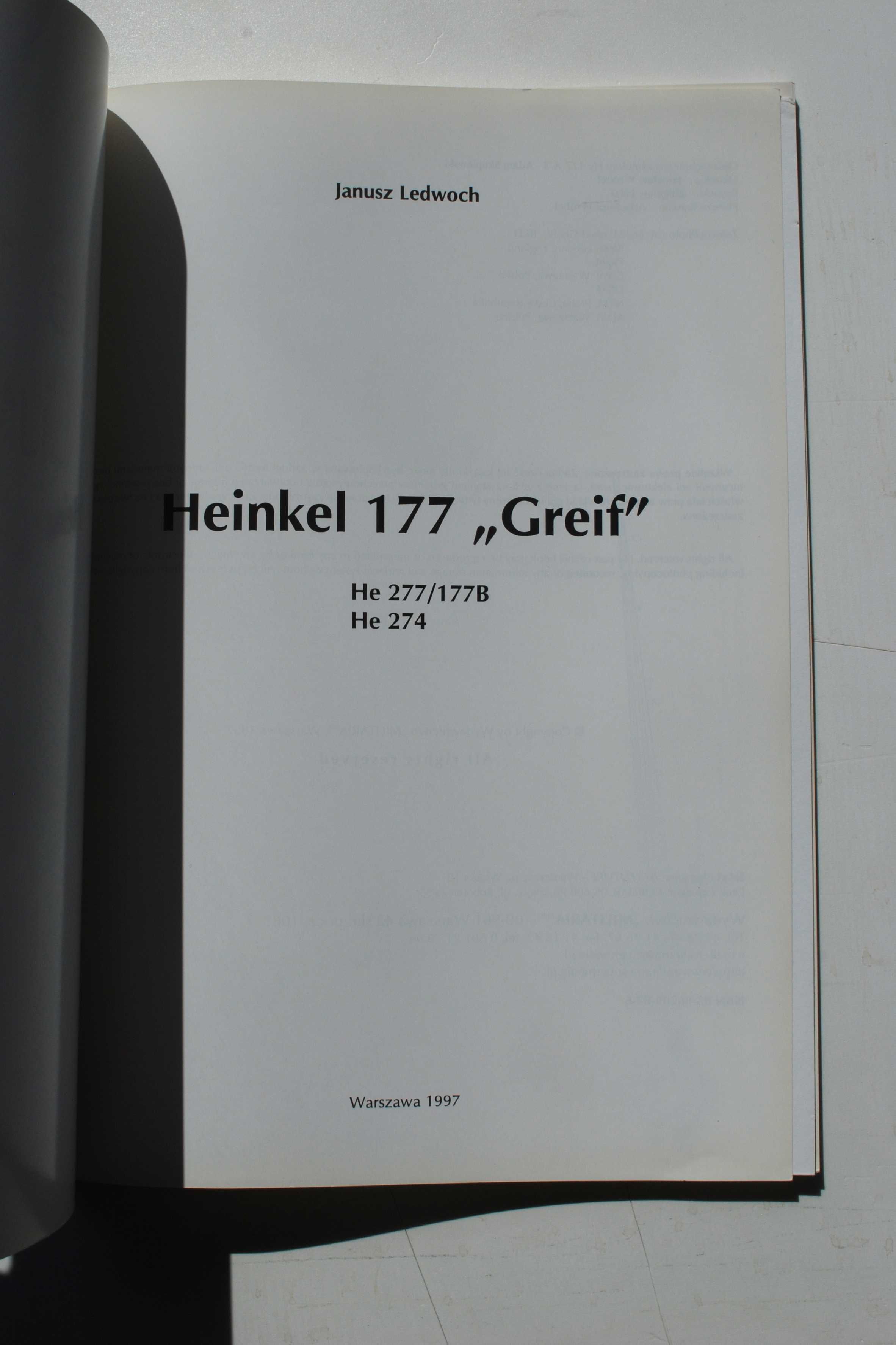Heinkel He 177 Greif. Monografie Lotnicze 46