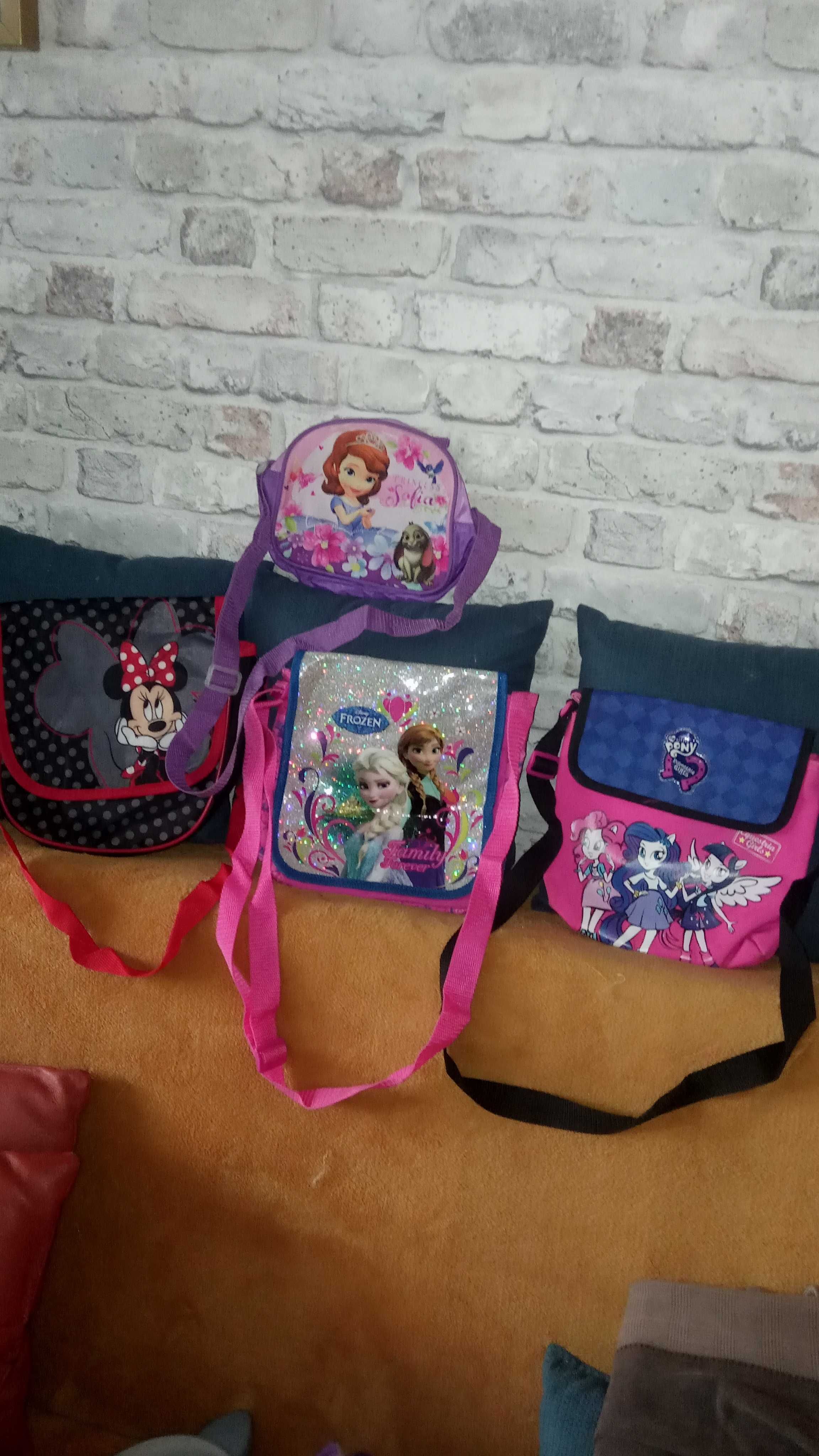 Na Mikolaja Nowe torebki Anna i Elza ,Ksiezniczka Zosia, Minnie,Kucyki