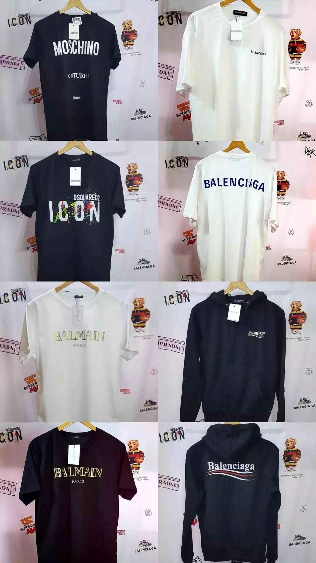 Off white / Balenciaga / Balmain / Palm angels - T-shirt