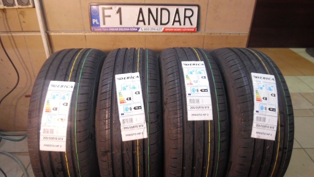 NOWE 205/55R16 DĘBICA PRESTO HP2 , opony letnie , Warto , Polecamy