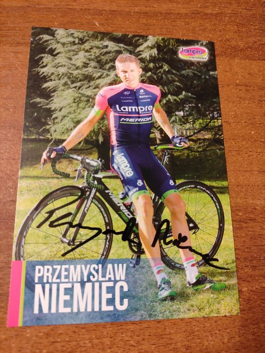 Autograf, podpis - Przemysław Niemiec Sport Kolarz Rower Kolekcja PL
