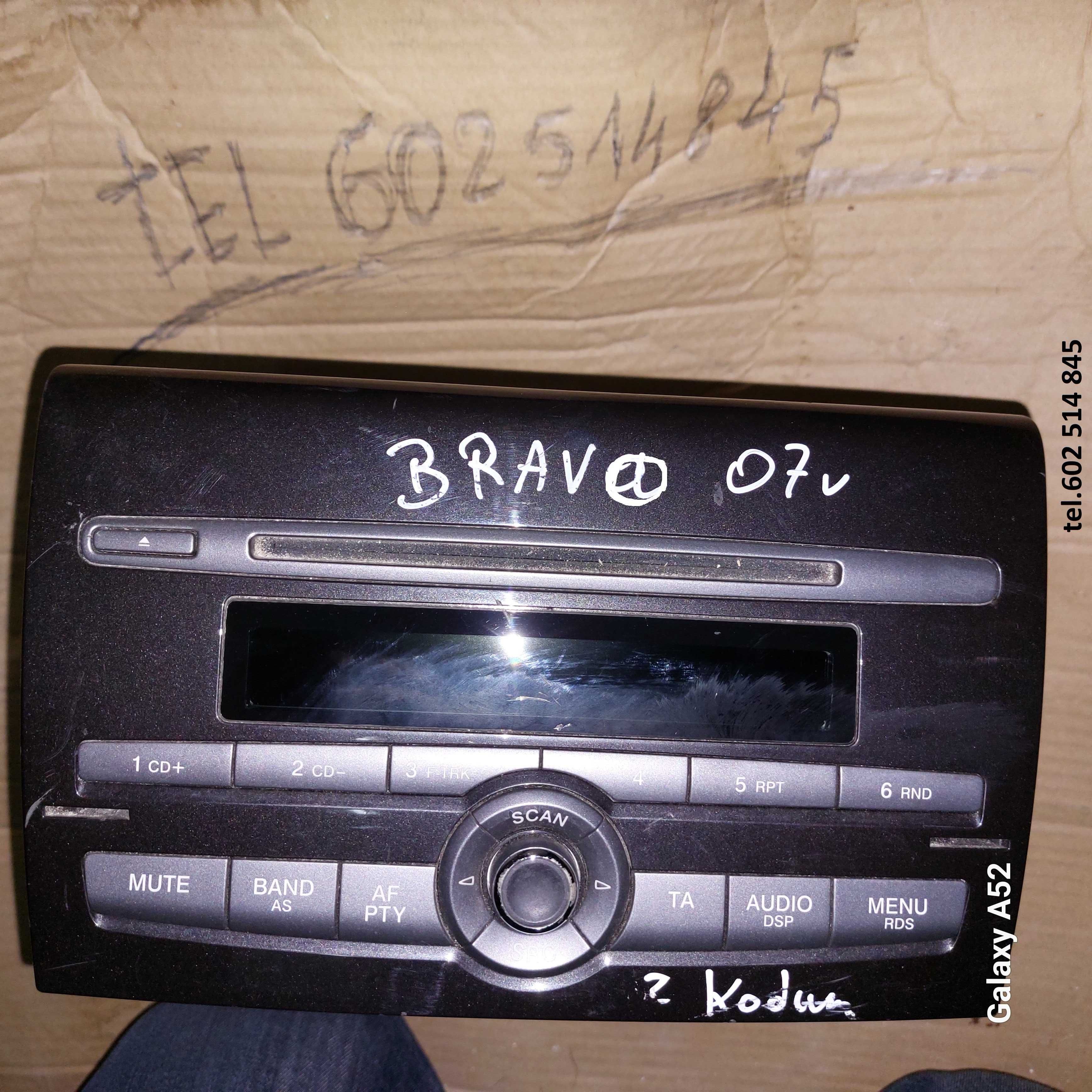 Radio radioodtwarzacz Fiat Bravo II części
