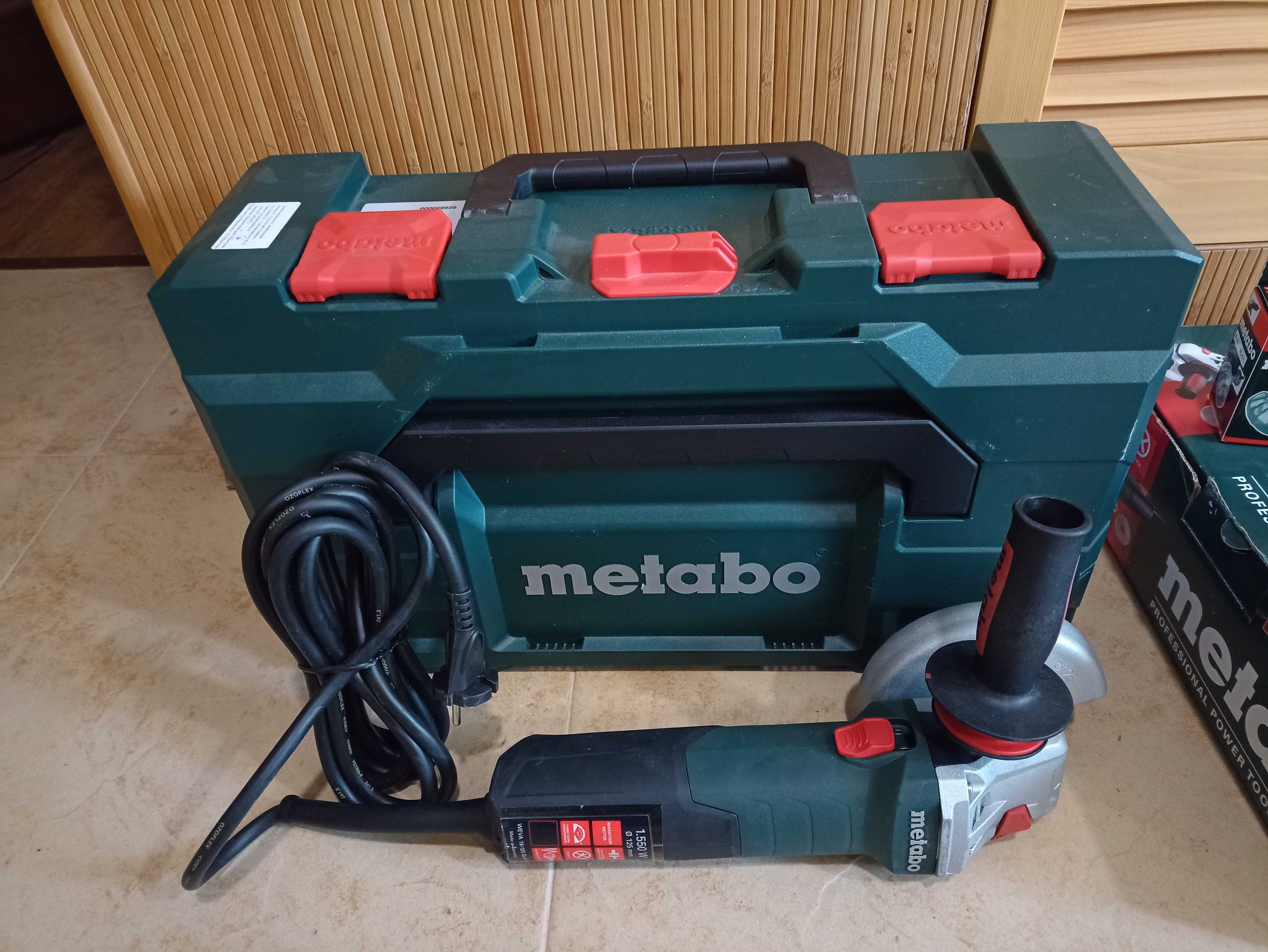 Болгарка кшм Metabo WEVA 15-125 Quick + кейс + аксесуари