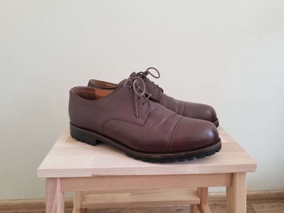 Handmacher туфлі 9,5 G 43 44 ручна робота vibram tank Австрія