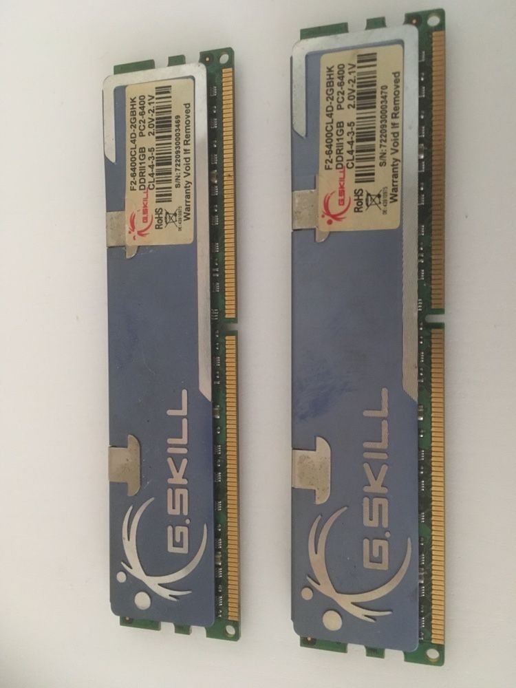 Memória RAM 2GB GSkill PC5400