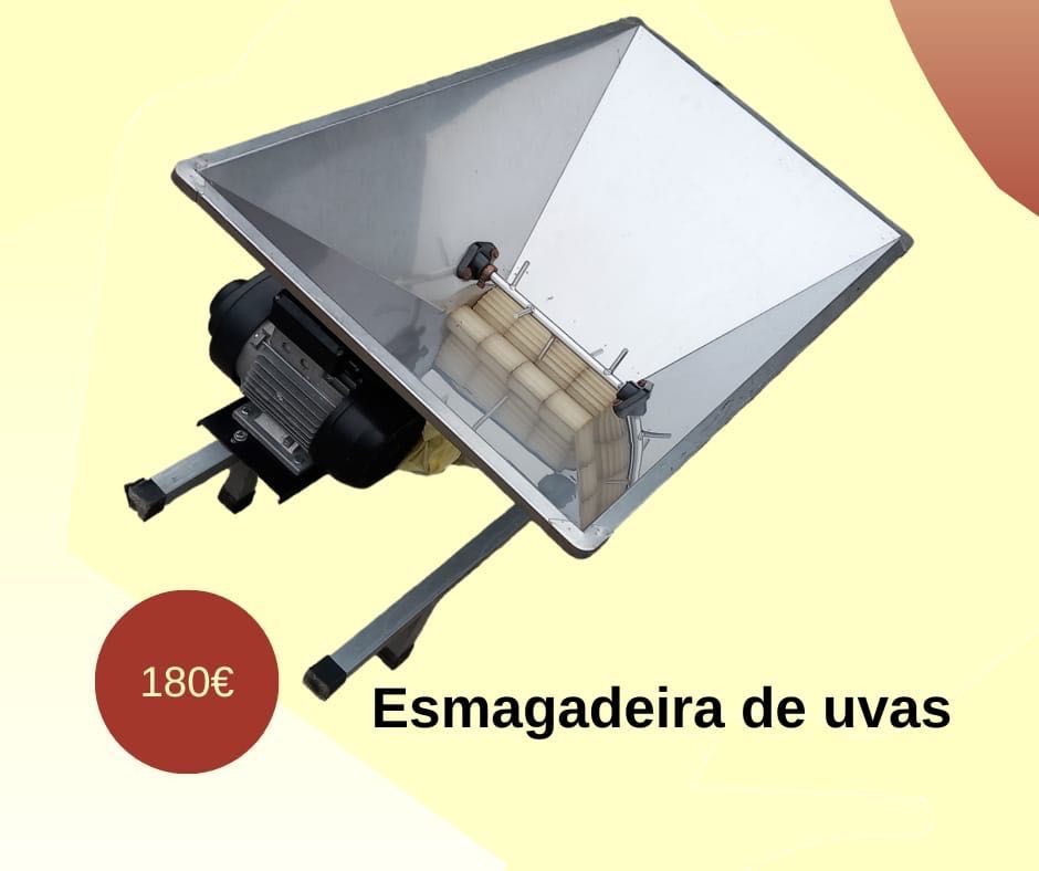 Esmagadora elétrica de uvas