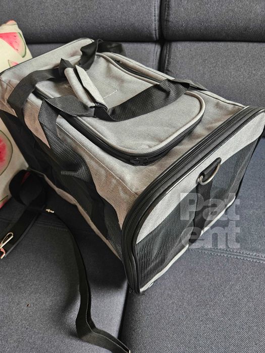 Transporter torba transportowa dla psa kota królika świnki szary