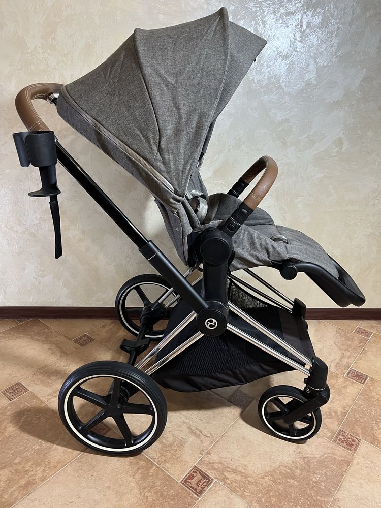 Cybex priam 4.0 з адаптерами 2 в 1 Manhattan Grey прогулянка