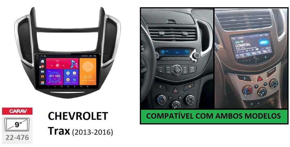 Rádio 2DIN • CHEVROLET • Aveo • Captiva • Trax • Orlando • Android
