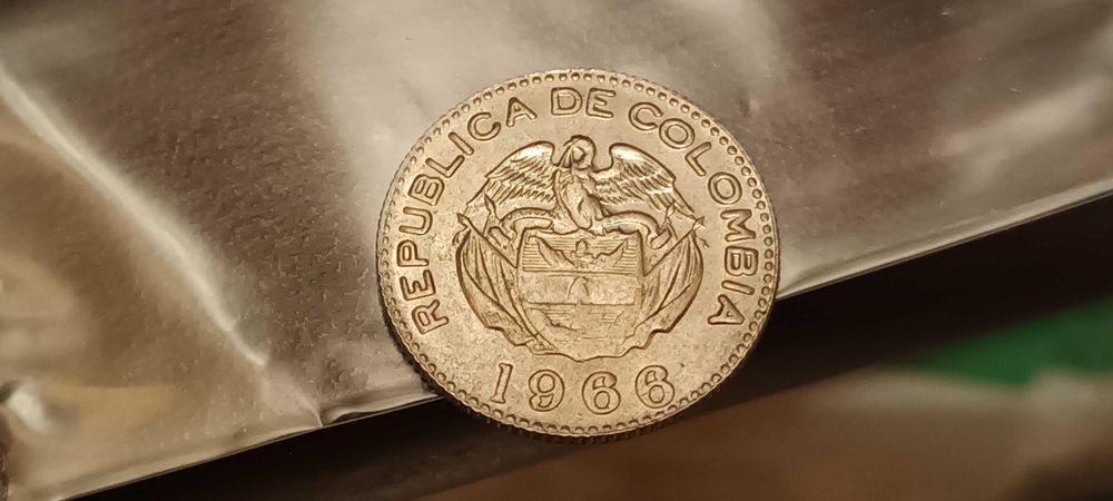 Kolumbia 10 centavo Calarcá 1966 stan UNC