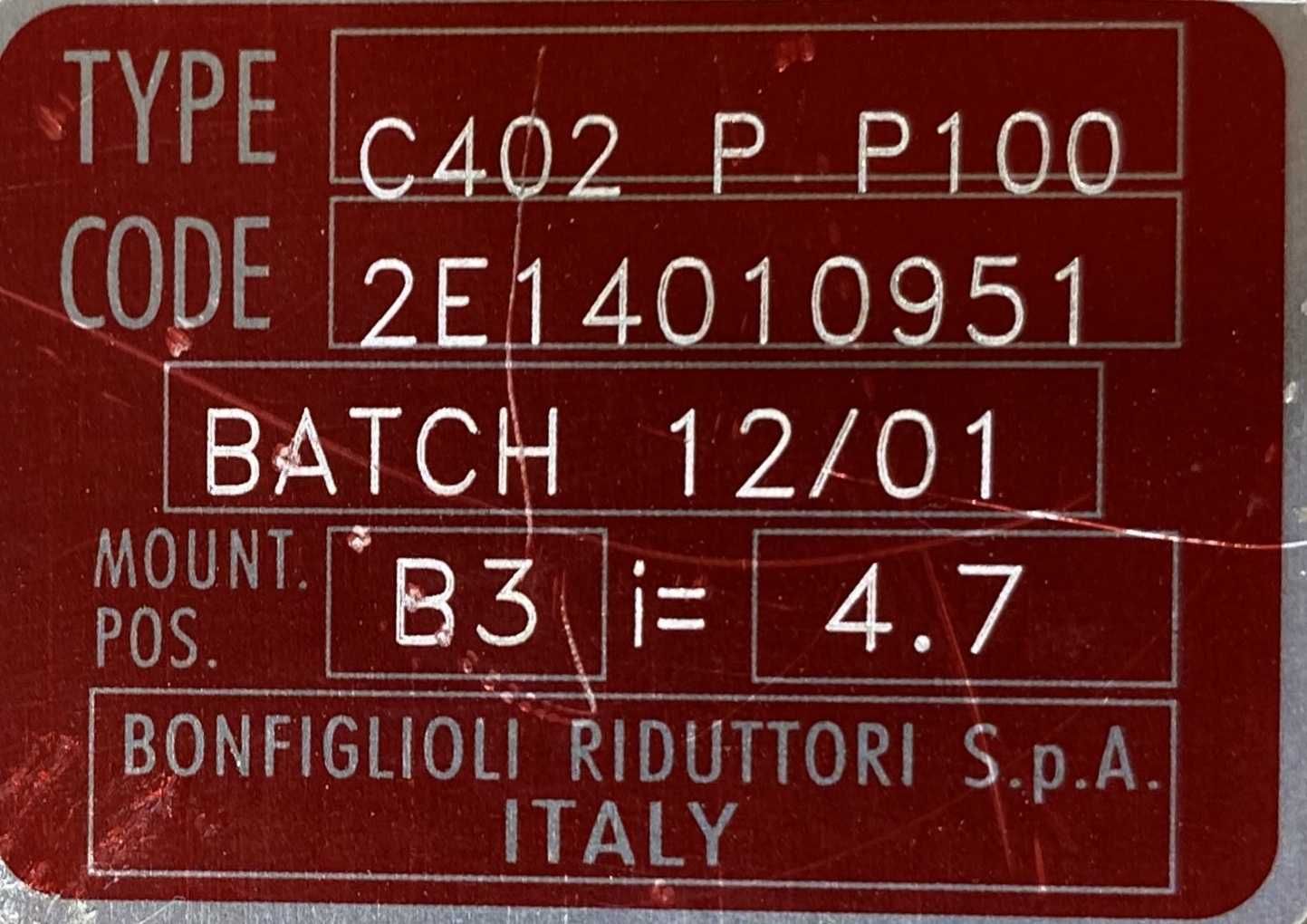 motoreduktor / przekładnia 2,2kW 200obr.