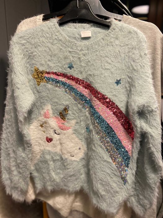 sweterek z jednorożcem