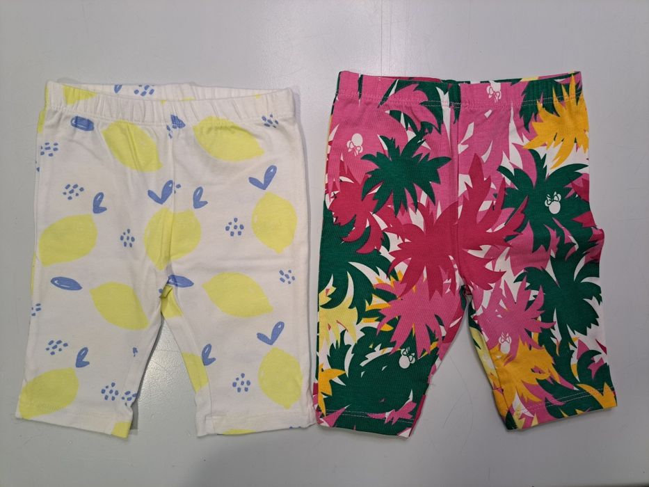 Spodenki 3/4, 2szt. r. 80