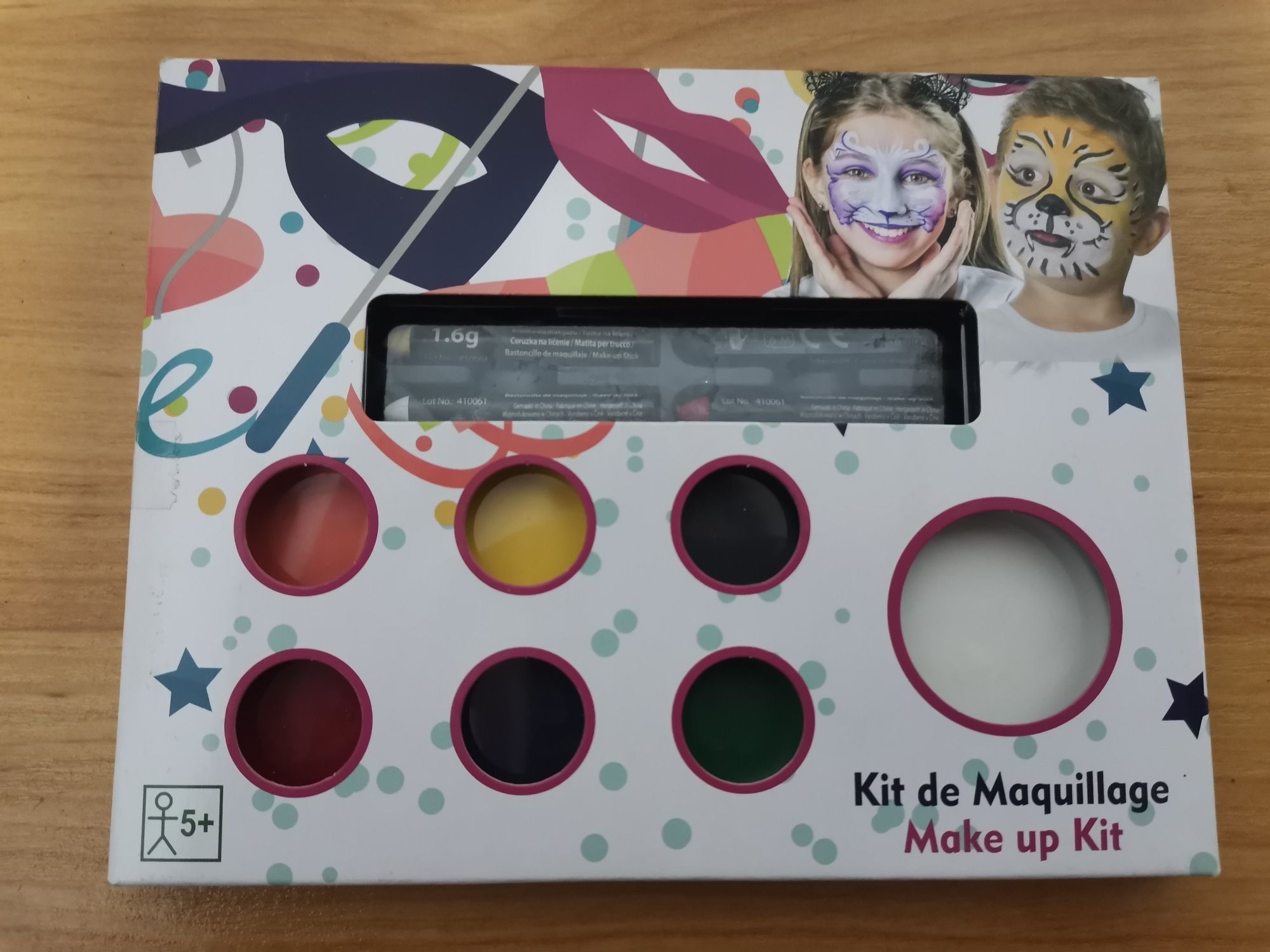 Zestaw do malowania twarzy dla dla dzieci kredki farbki