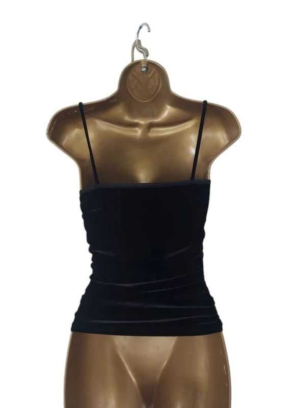 Bay aksamitny top vintage 34
