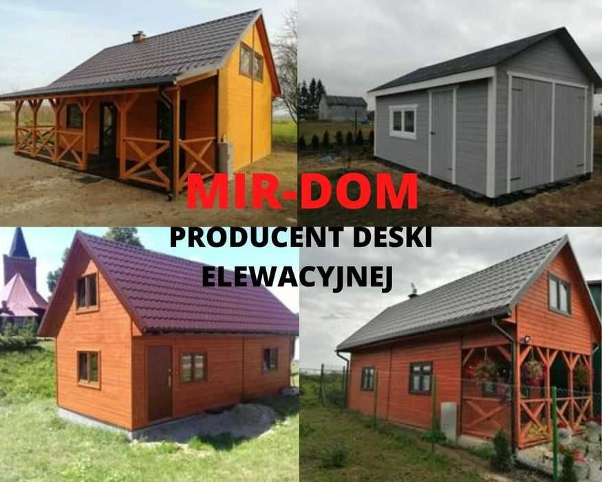 Podbitka promocja letnia   Deska elewacyjna; pióro wpust ,szalówka