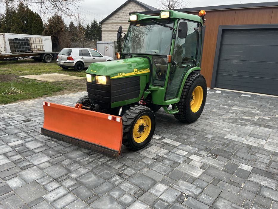 Traktor Ciągnik komuralny ogrodniczy Plug do śniegu John deere 4410
