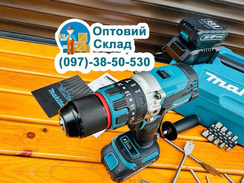 Якісний Безщітковий Шуруповерт Макита DHP485 XGT на Акамуляторі 36V/6A