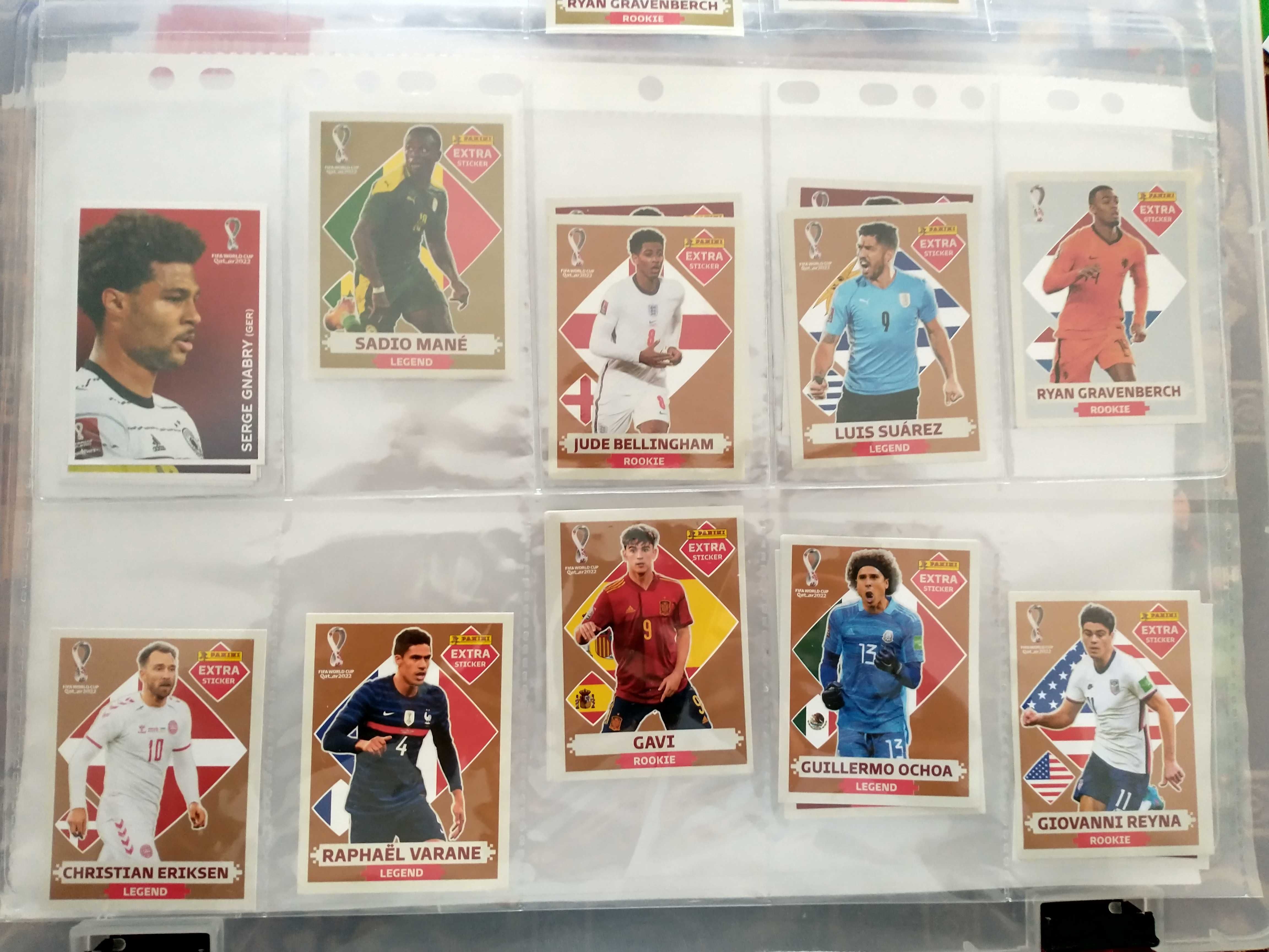 Cromos Legends Mundial Catar 2022 Panini