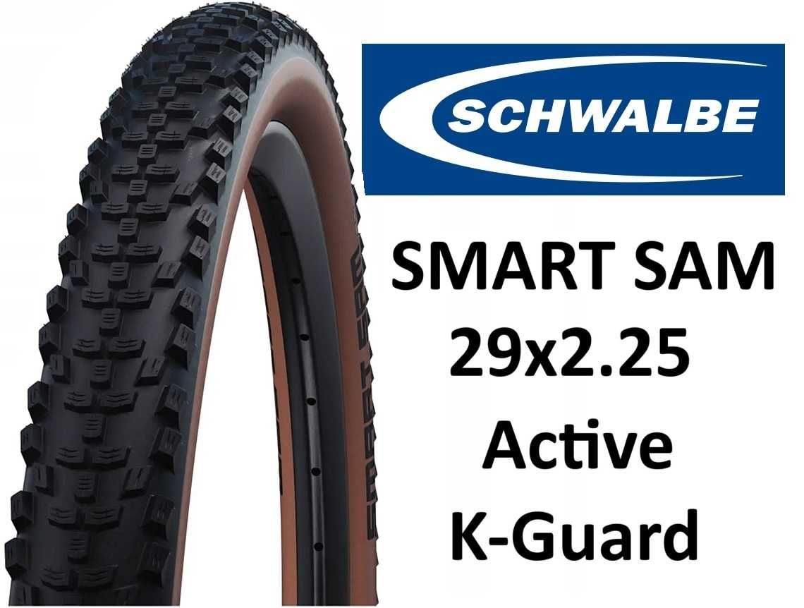 NOWA Opona rowerowa Schwalbe Smart Sam 29x2.25" Active brązowy bok