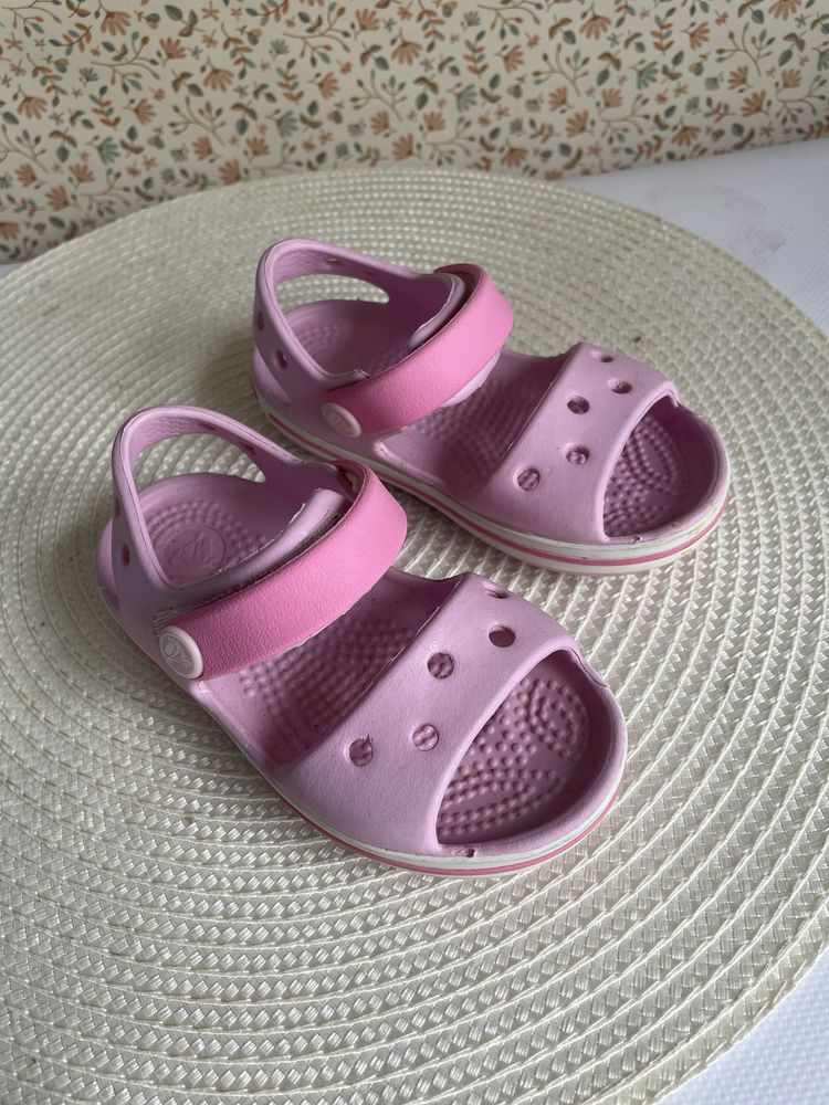 Крокси босоніжки Crocs c6 13см по точкам