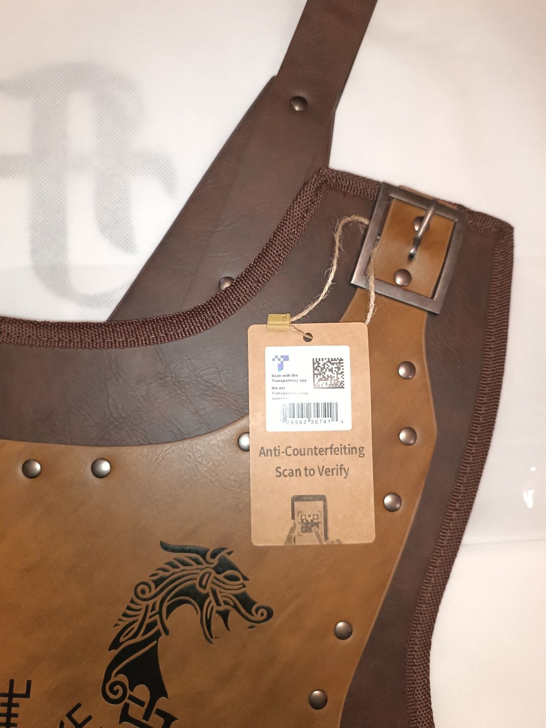Zbroja rycerska napierśnik Wikinga HiiFeuer Brown Dragon.