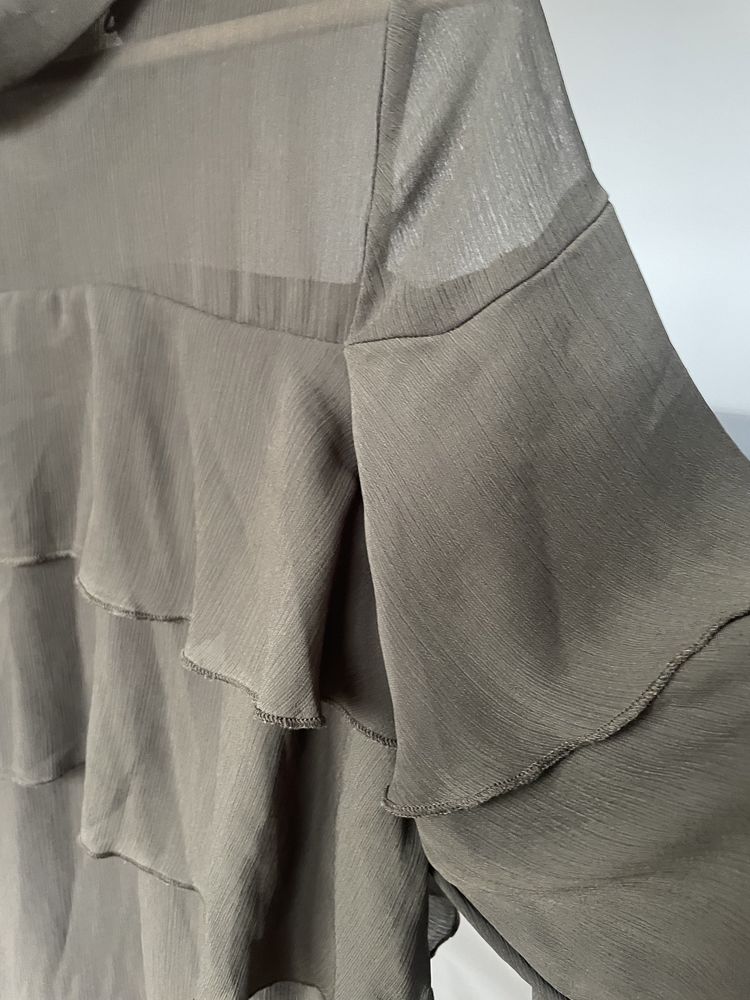 Sukienka Zara khaki